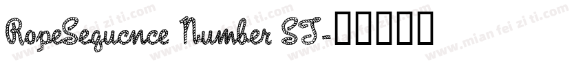 RopeSequcnce Number ST字体转换
